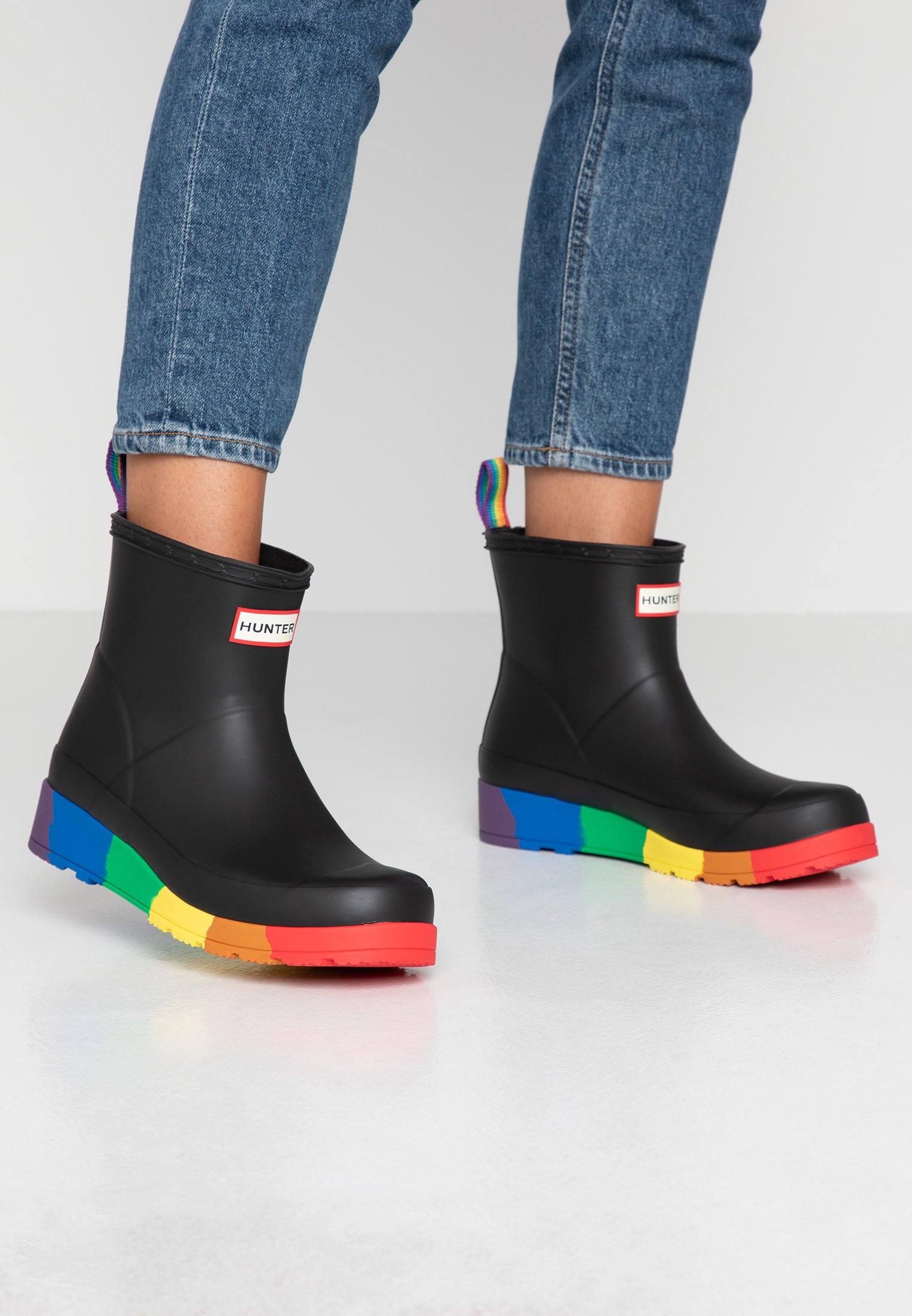 Hunter ORIGINAL ORIGINAL PRIDE PLAY FLAT BOOT Gummistövlar Hunter ORIGINAL ORIGINAL PRIDE PLAY BOOTS Gummistövlar