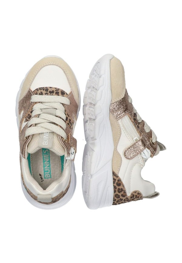 SANNE SPRING – Lauflernschuh – beige wit roze