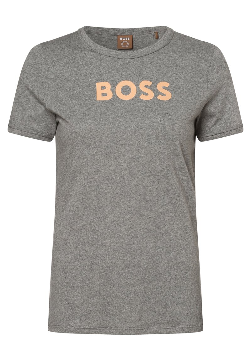 Damen T-Shirts | BOSS T-Shirt print hellgrau/blau - UK41022 Damen T-Shirts | BOSS T-Shirt print hellgrau/blau - UK41022