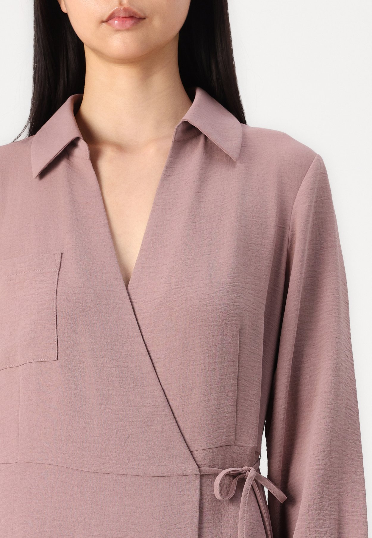 ONLLYDIA V NECK WRAP DRESS