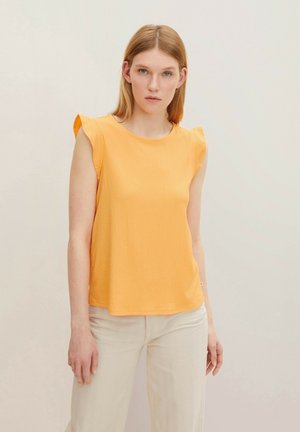 STRUCTURED WITH CAPSLEEVE - Camicetta - orange bliss