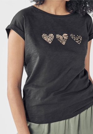 T-shirt imprimé - black