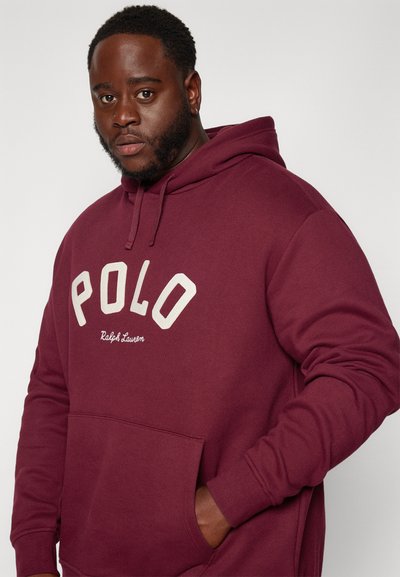Polo Ralph Lauren Big & Tall LONG SLEEVE - Majica s kapuljačom - classic wine