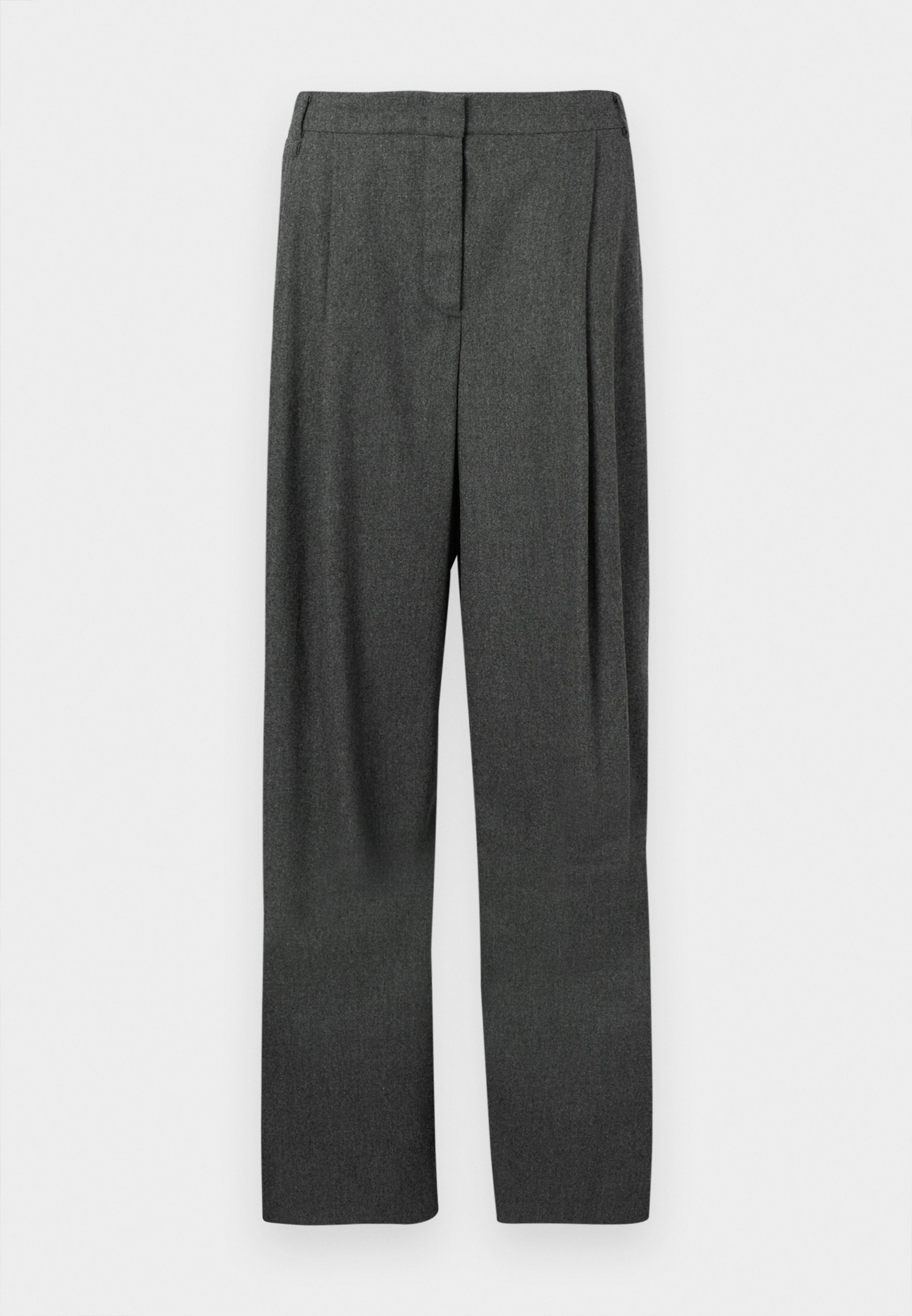 emporio armani baggy slacks グレー Armani Collezioni gray wide straight leg trousers pants