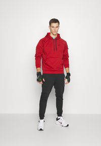 Nike Performance Sweatshirt com capuz - team red heather/university red/black