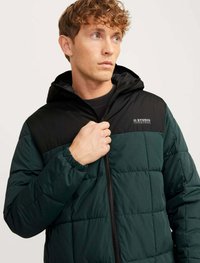 Jack & Jones GIUBBOTTO - Giacca di jeans - verde scuro