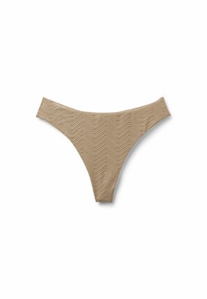 Tezenis, SPARKLING TOUCH HIGH-CUT BRAZILIAN - Braguita de bikini - beige