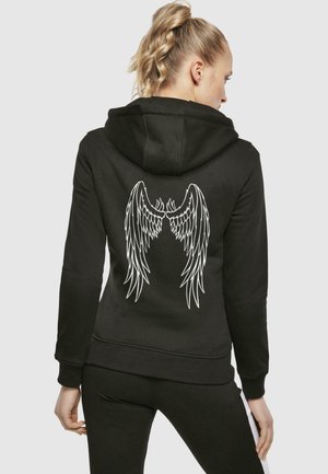 Mister Tee WINGS - Kapuzenpullover - black