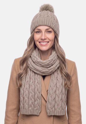 Vivisence, 70135 KMPL SET - Scarf - beige