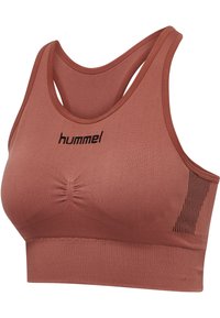 Hummel FIRST SEAMLESS  - Sports-BH-er med medium støtte - marsala