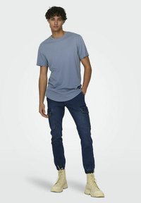 Only & Sons ONSMATT LIFE LONGY TEE  - T-Shirt basic - flint stone