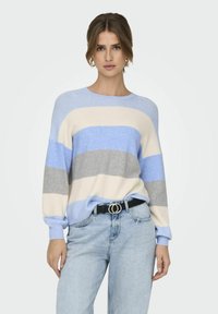 ONLY ONLATIA STRIPE - Pullover - kentucky blue