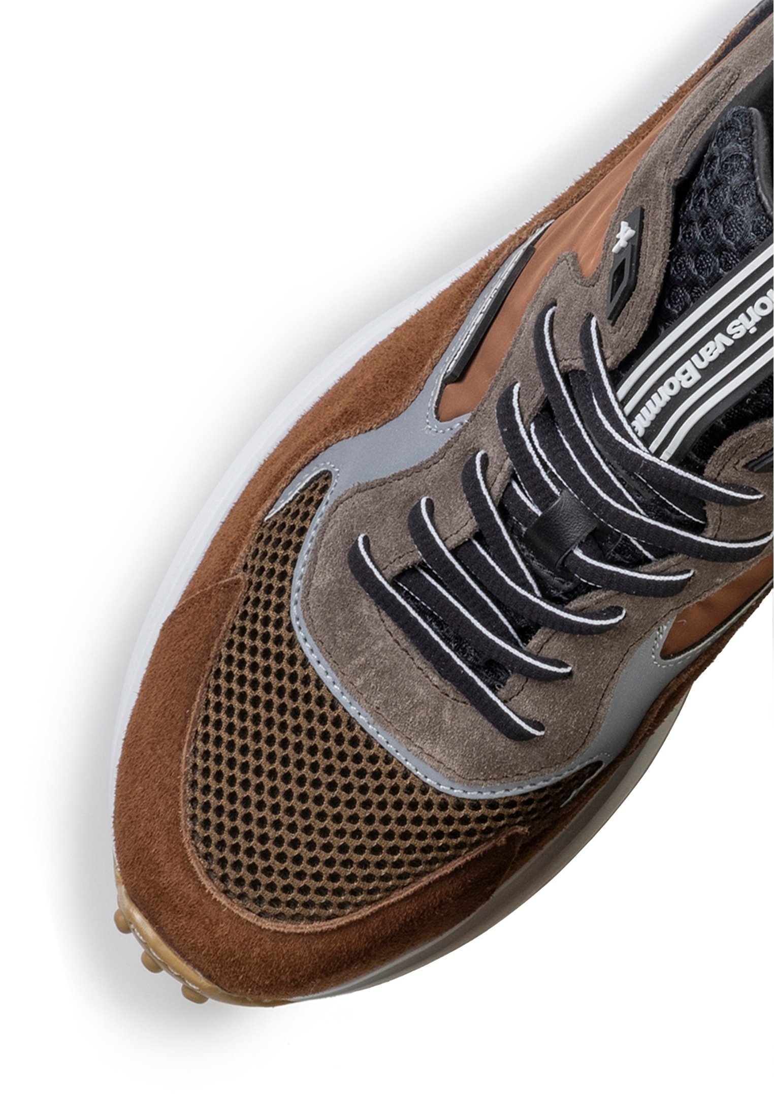 Floris van Bommel zwarte sneaker 85307/01 | Zappaz