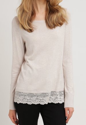 Strickpullover - beige
