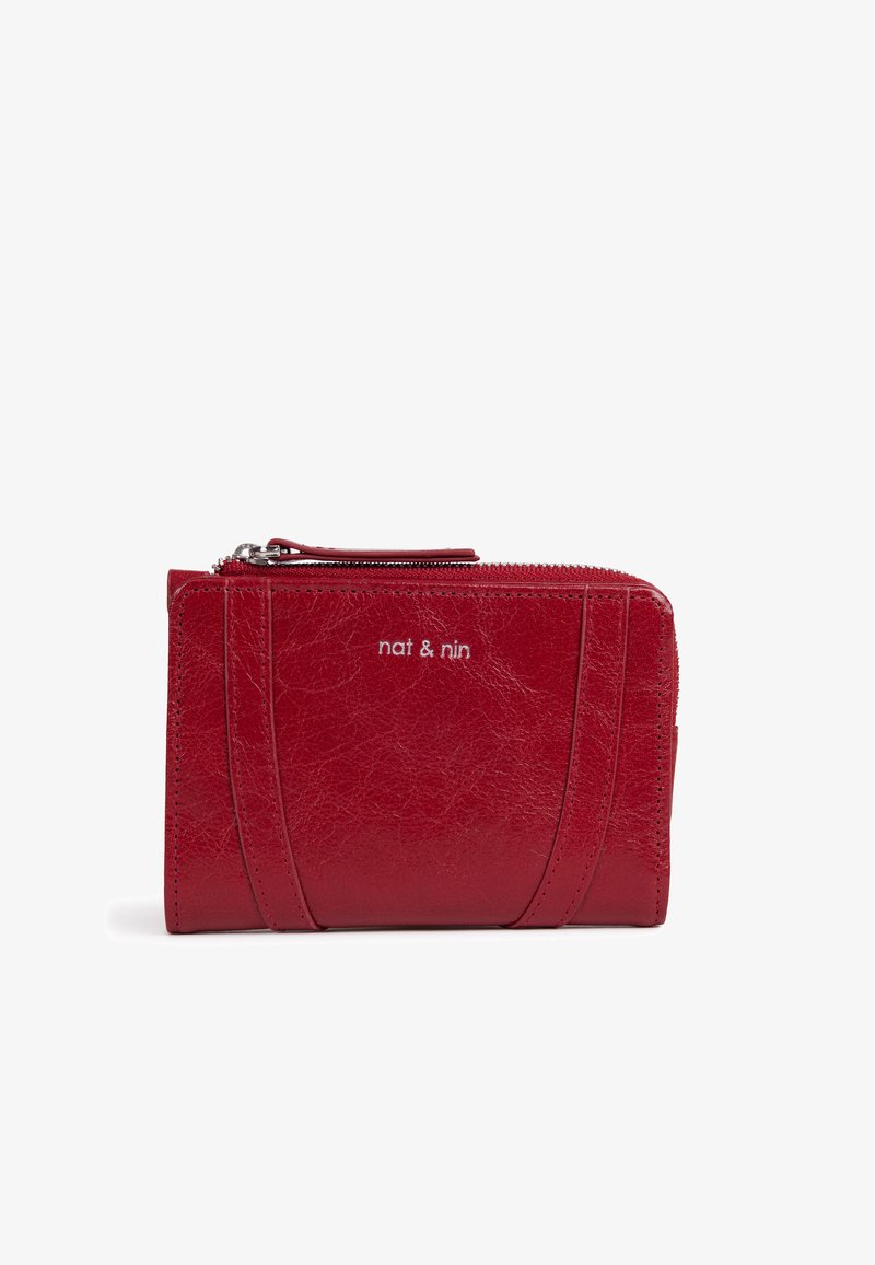 nat & nin Geldbörse - deep red