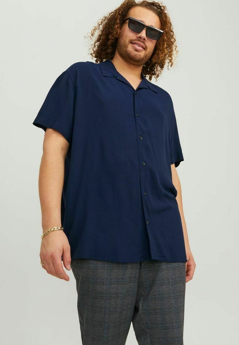 Jack & Jones PLUS SIZE FREIZEIT Camisa navy blazer/azul marino Zalando.es