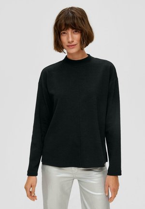 DOUBLEFACE  MIT MUSTERSTRUKTUR - Sweater - schwarz