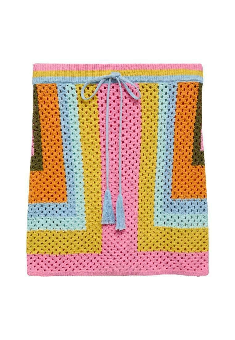 Mango Minirok donkerroze Mango Minirok donkerroze