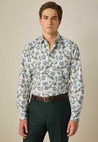 Unselected, white multi colour floral