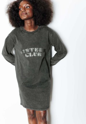 SISTERS CLUB - Robe en jersey - gris
