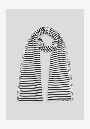 Szal - black placed print