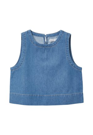 Calliope, TOP TINTA UNITA - Camicetta - blu denim chiaro