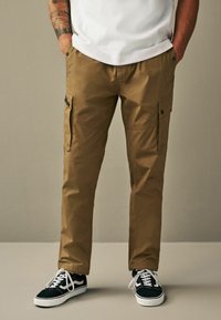 Next SLIM FIT STRETCH - Cargobyxor - tan brown
