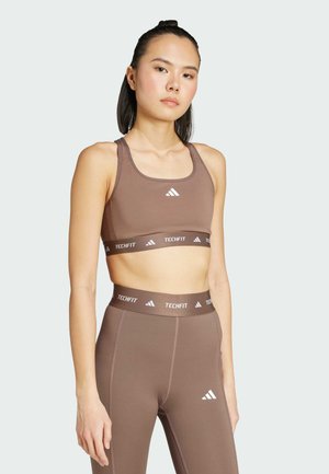 TECHFIT - Medium support sports bra - earth strata