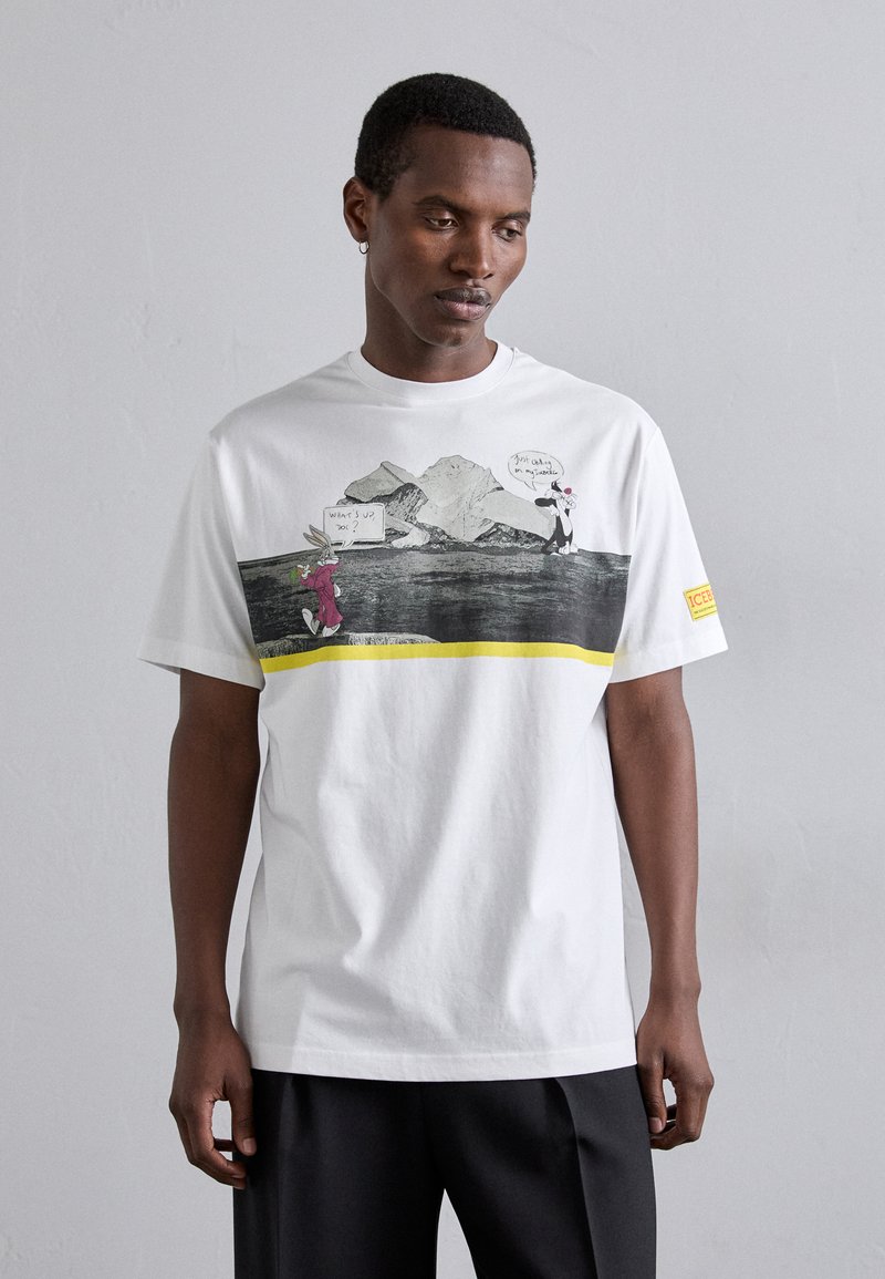 Iceberg Print T-shirt - bianco ottico