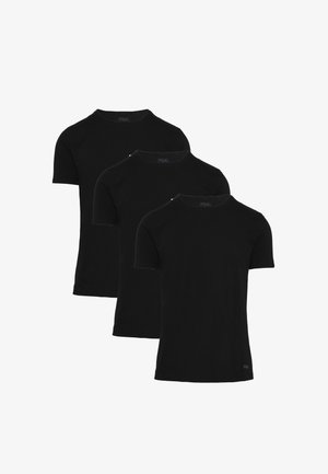 Fila, ROUND NECK UNDERSHIRT 3 PACK - Alussärk - black