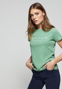 Polo Club NEW ESTABLISHED TITLE - T-shirt print - turquoise