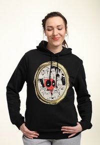 Henry Tiger DEADPOOL CATS RULE EVERYTHING AROUND ME - Jersey con capucha - black