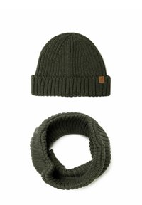 Thenice Set Regalo Invernale Uomo: Cappello E Sciarpa In Maglia (Cachi, Taglia Unica) - 2