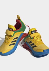 adidas Sportswear DNA X LEGO®LIFESTYLE ELASTIC LACE - Trainers - eqt yellow core black shock blue