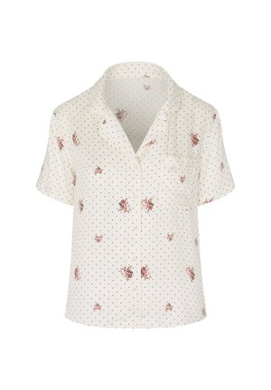 Hunkemöller, HUNKEMÖLLER PYJAMA JACKET SATIN - Haut de pyjama - white
