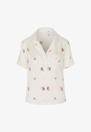 Hunkemöller, HUNKEMÖLLER PYJAMA JACKET SATIN - Haut de pyjama - white