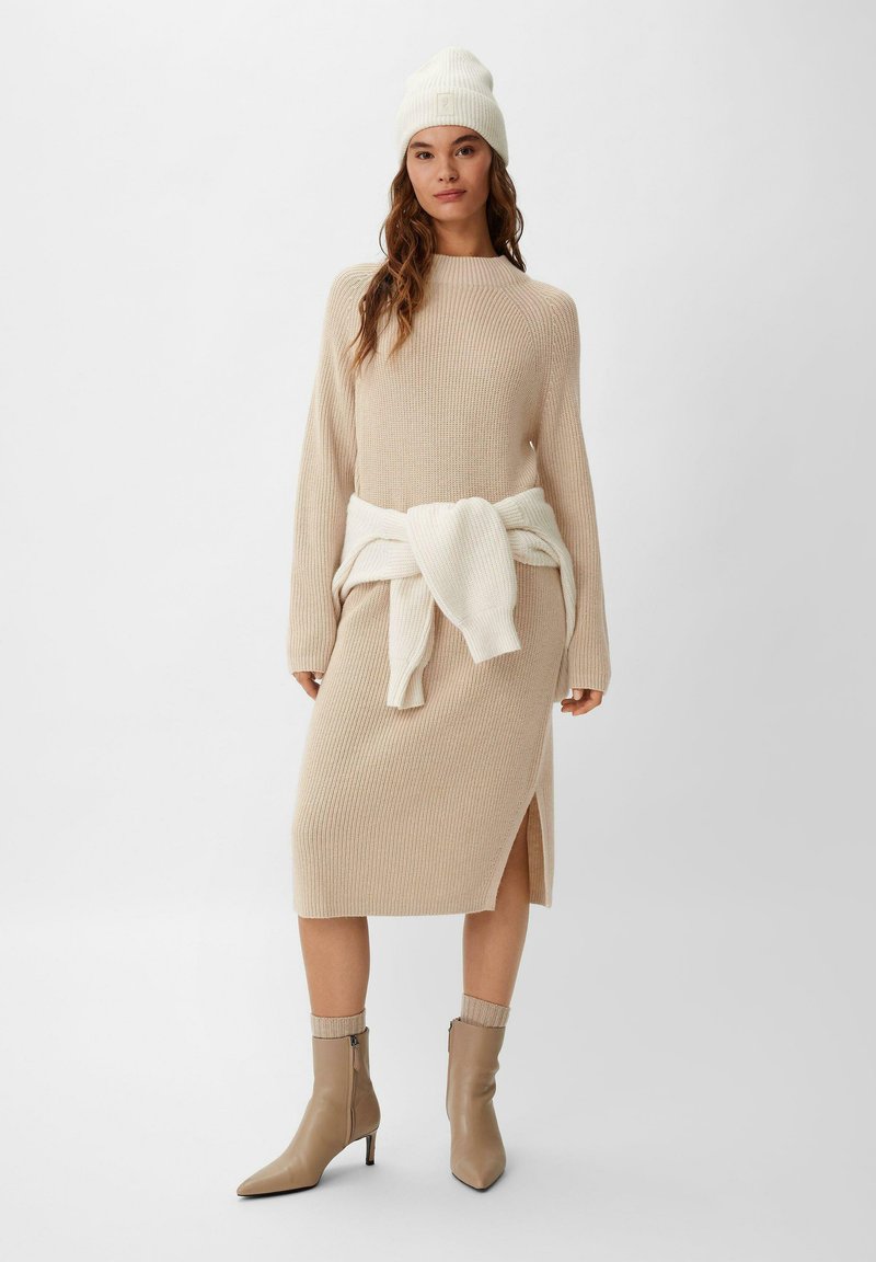comma casual identity Jumper dress - beige