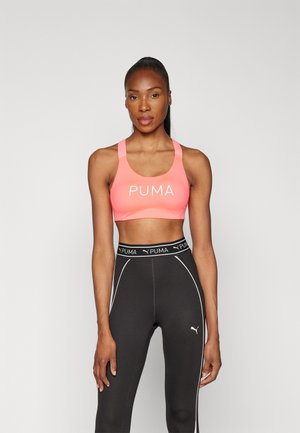 Puma 4KEEPS EVERSCULPT  - Vidutiniškai krūtinę prilaikanti sportinė liemenėlė - sunset glow