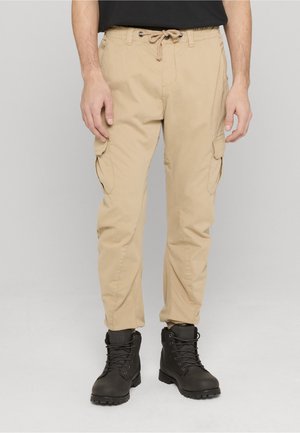 JOGGING  - Oldalzsebes nadrágok - unionbeige