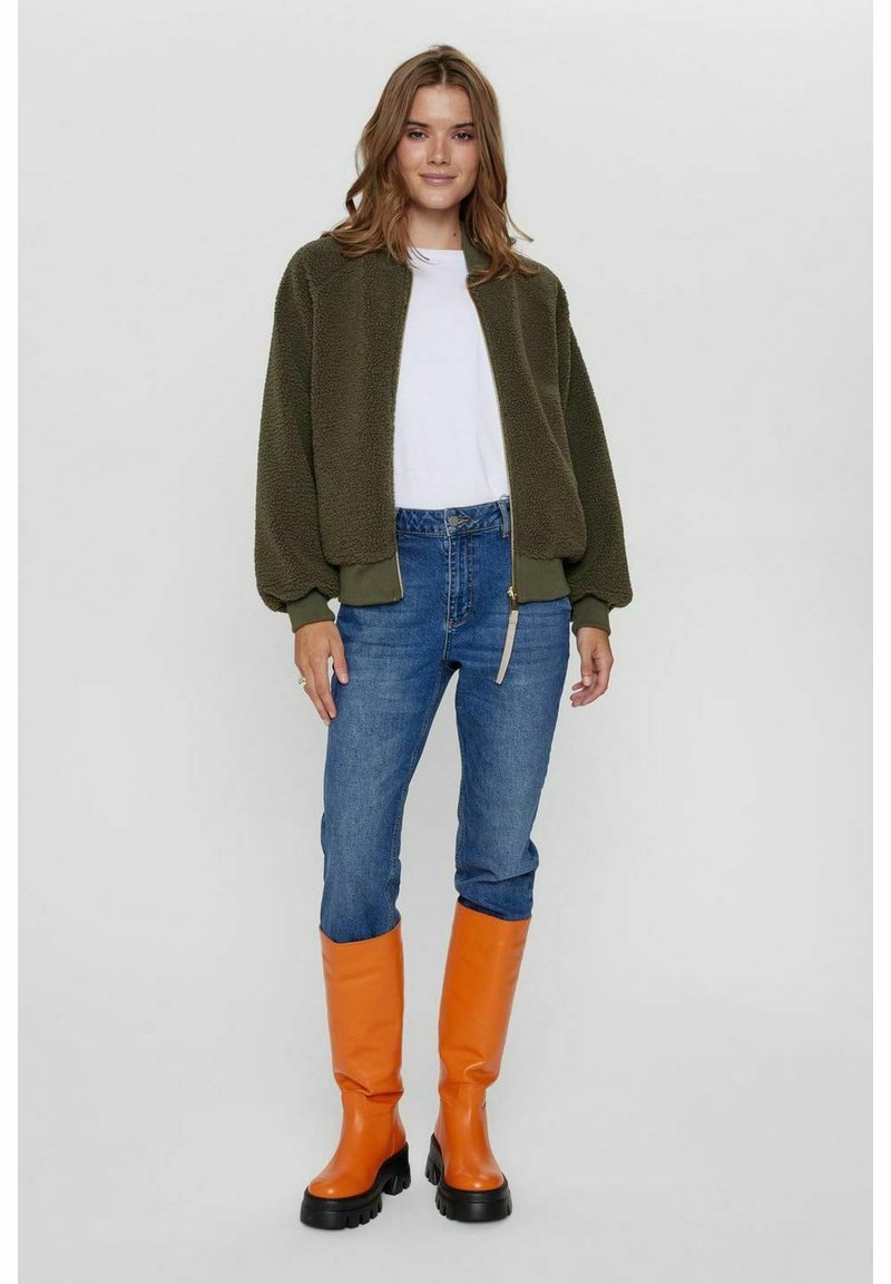 Nümph NUETERA REVERSABLE - Bomberjacke - ivy green/grün - Zalando.de