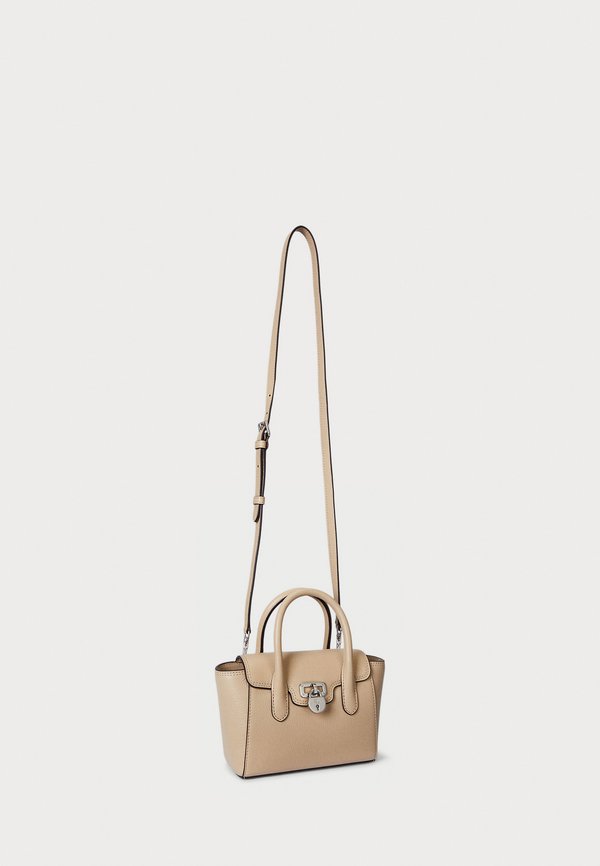 PEBBLED LEATHER SMALL TANNER SATCHEL - Handbag - sand dune4