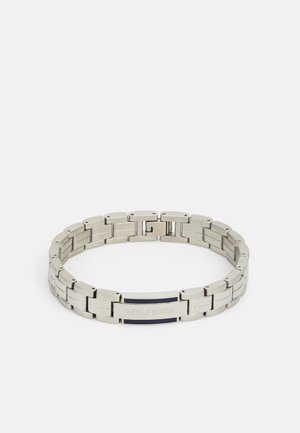 Tommy Hilfiger PARKER - Bracciale - silver-coloured/blue