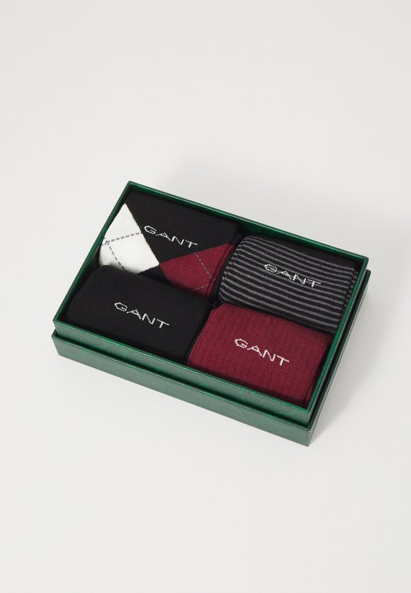 ARGYLE STRIPE SOLID 4 PACK - Socks4