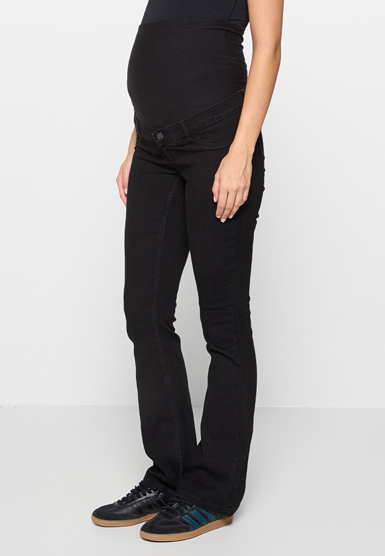Vero Moda Maternity Flared Jeans zwart