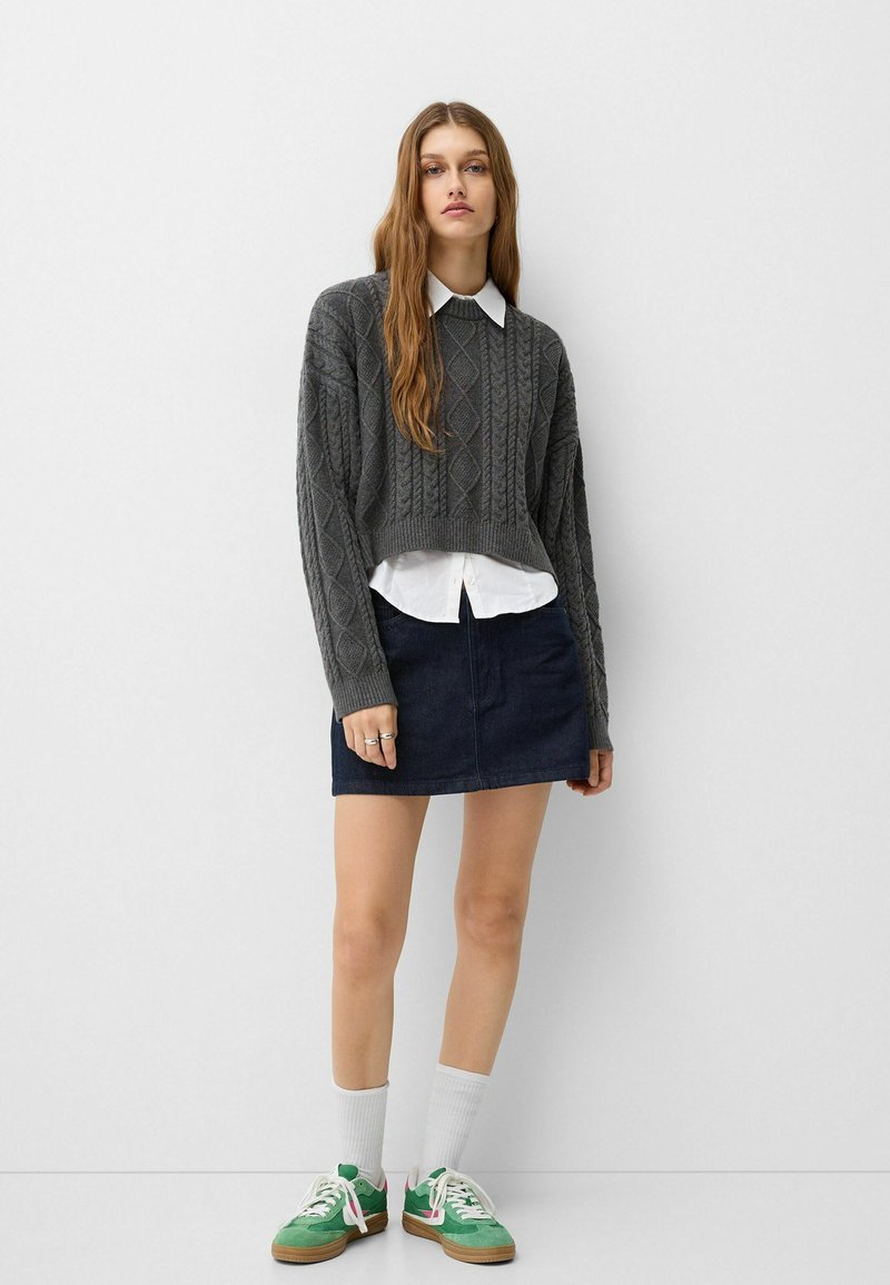 Bershka Trui grijs Bershka Trui grijs