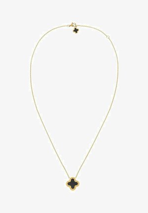 FYRKLÖVER - Necklace - black and gold coloured