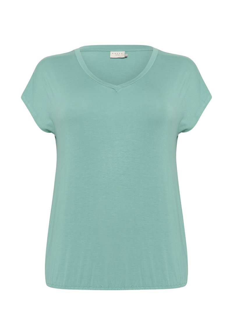 Kaffe Curve T-shirt basic petrol