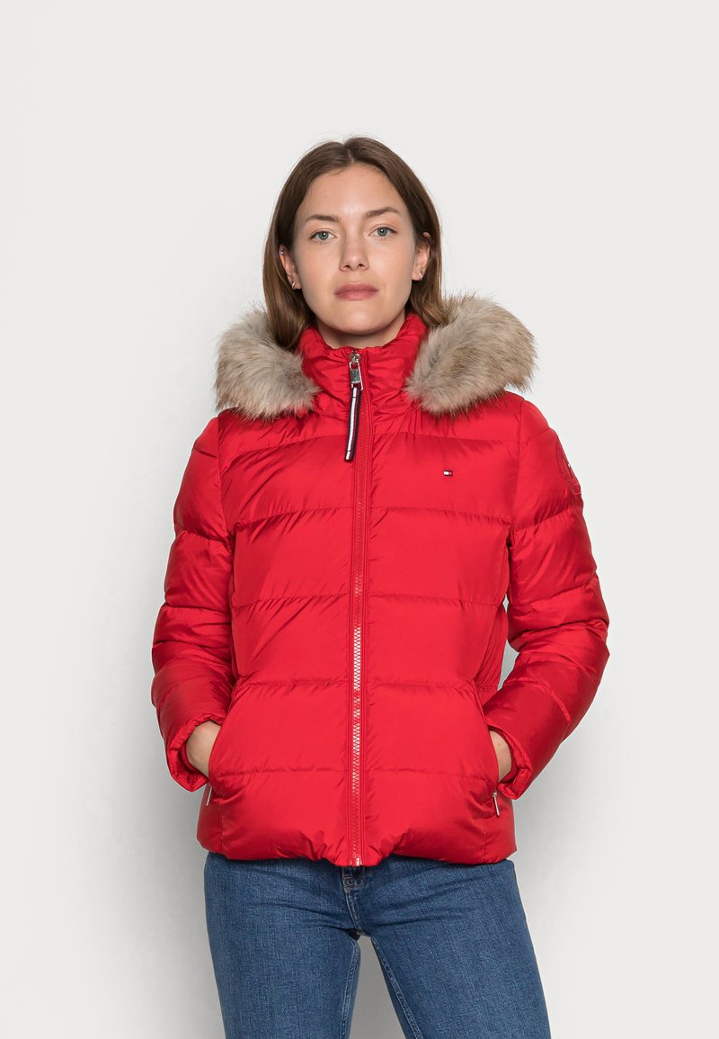 Tommy Hilfiger BAFFLE DOWN BOXY Down jacket primary red/red