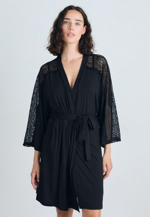 LASCANA CURVY CAPSULE  - Badjas - black