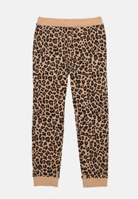 Friboo LEOPARD PRINT TRACKSUIT SET - Survêtement - tan/dark brown